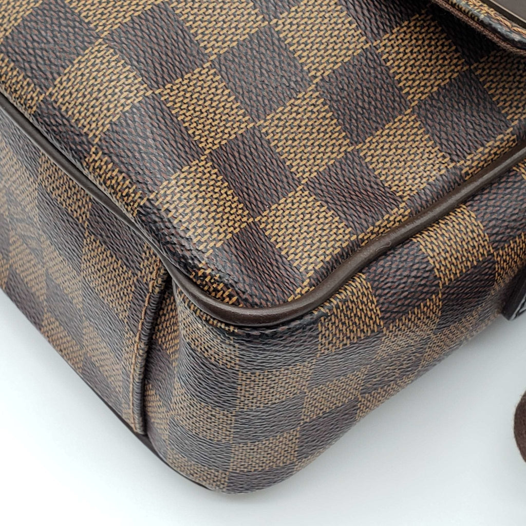 Louis Vuitton Shelton Damier Ebene Crossbody Bag