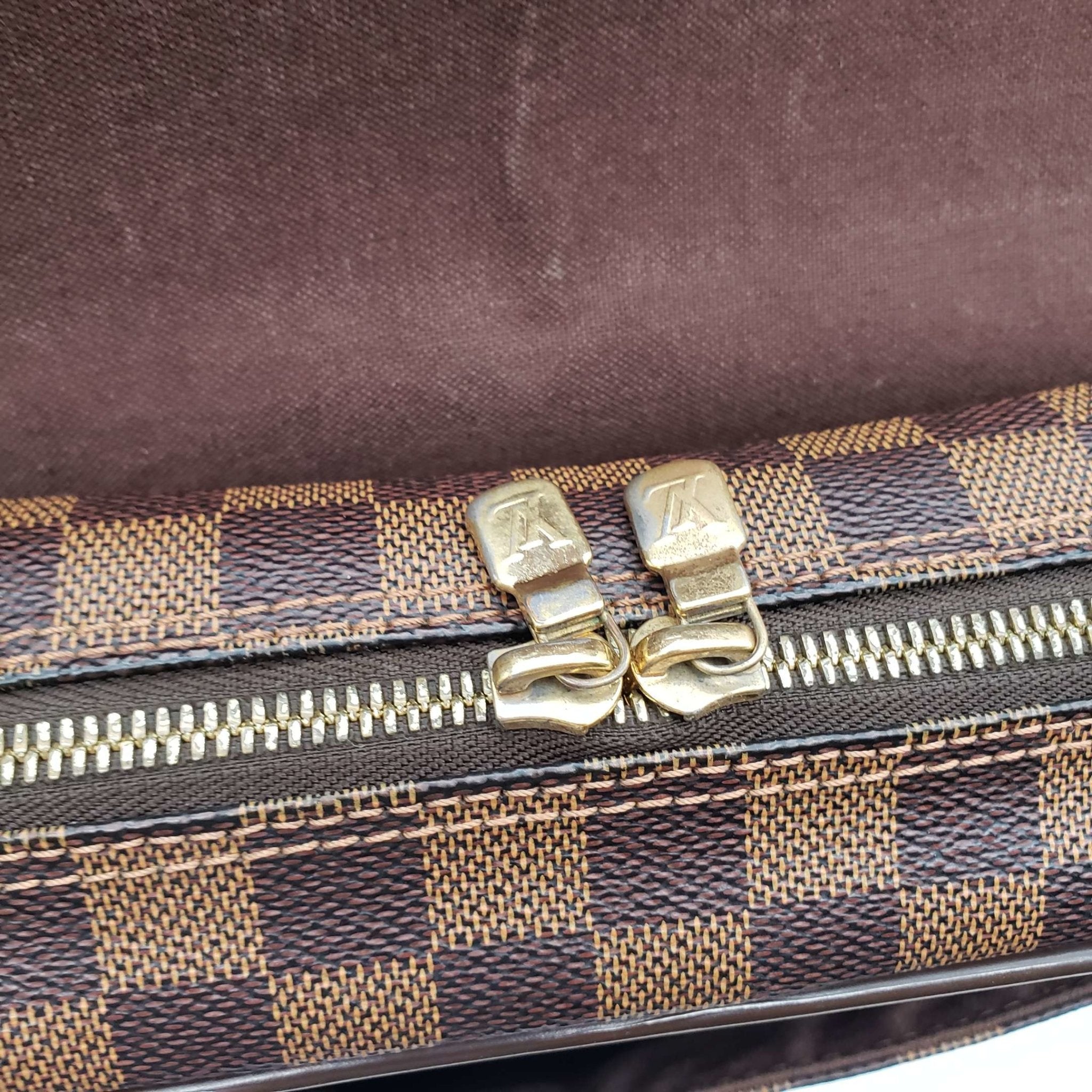 Louis Vuitton Shelton Damier Ebene Crossbody Bag