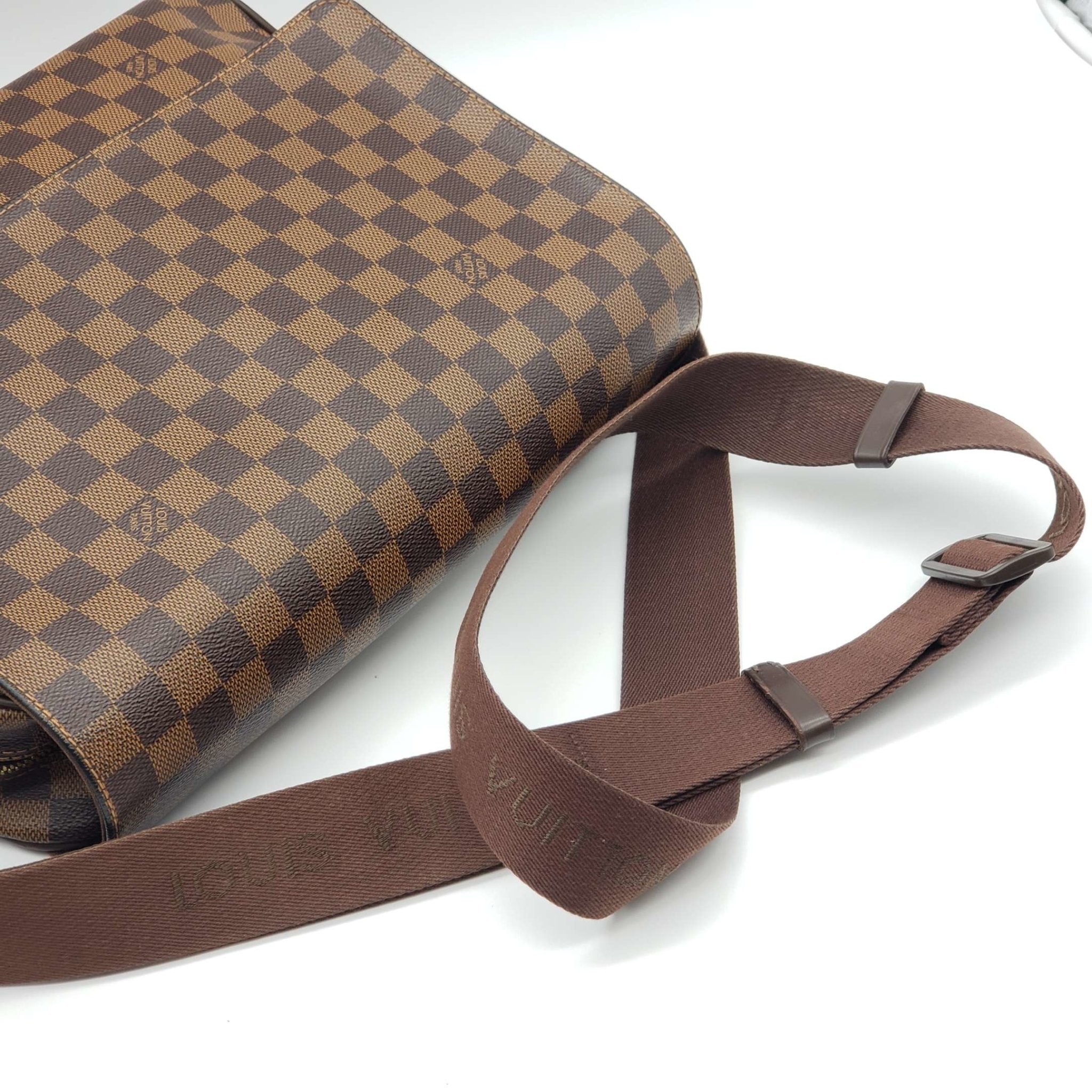 Louis Vuitton Shelton Damier Ebene Crossbody Bag
