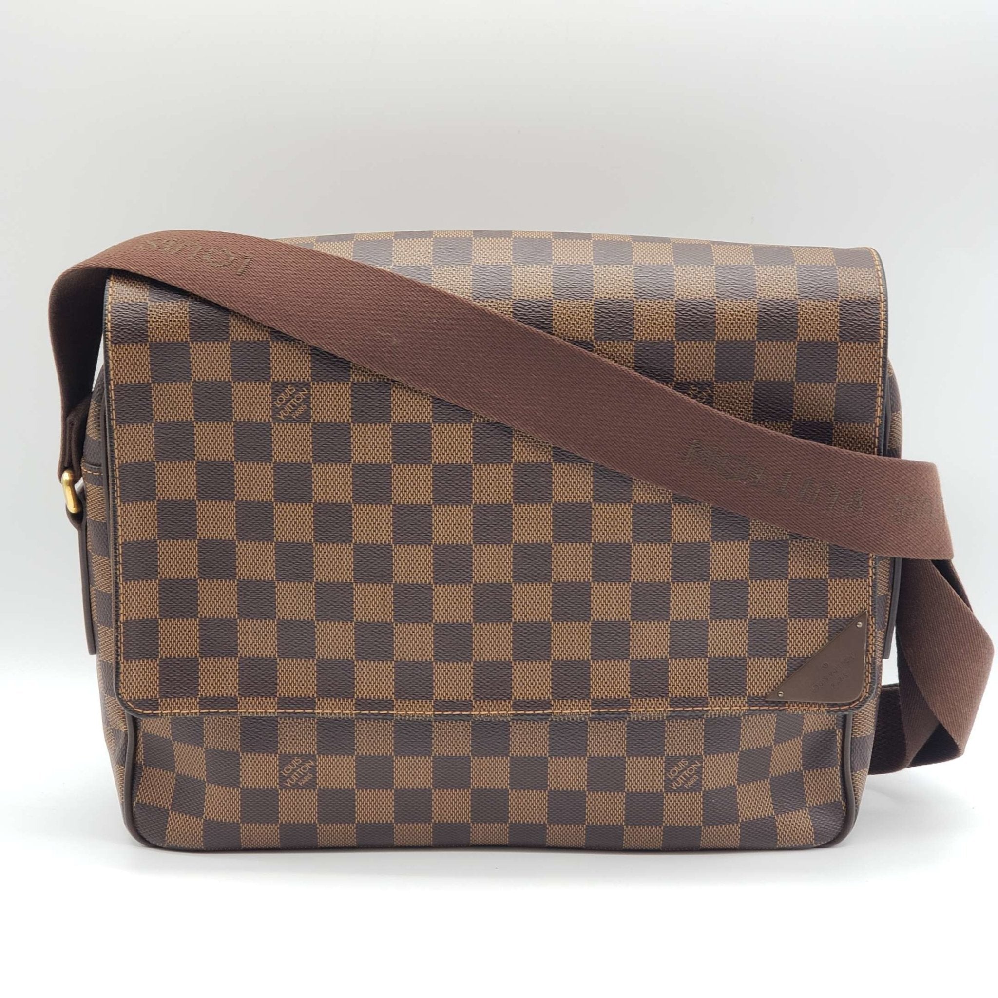 Louis Vuitton Shelton Damier Ebene Crossbody Bag