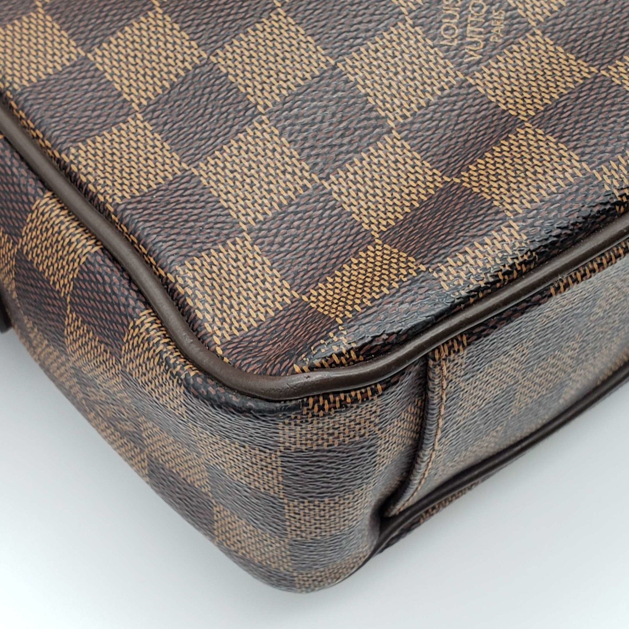 Louis Vuitton Shelton Damier Ebene Crossbody Bag