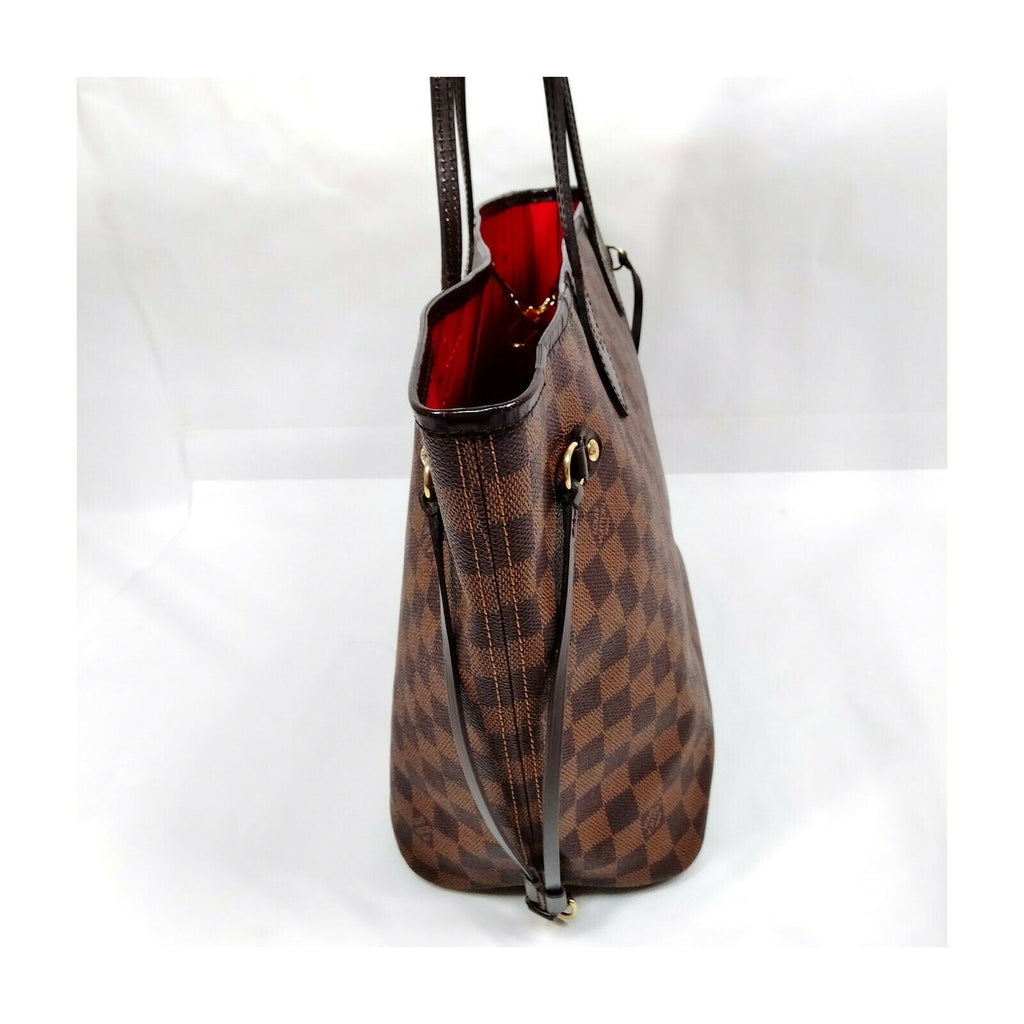 Louis Vuitton Neverfull MM Damier Ebene Tote Bag