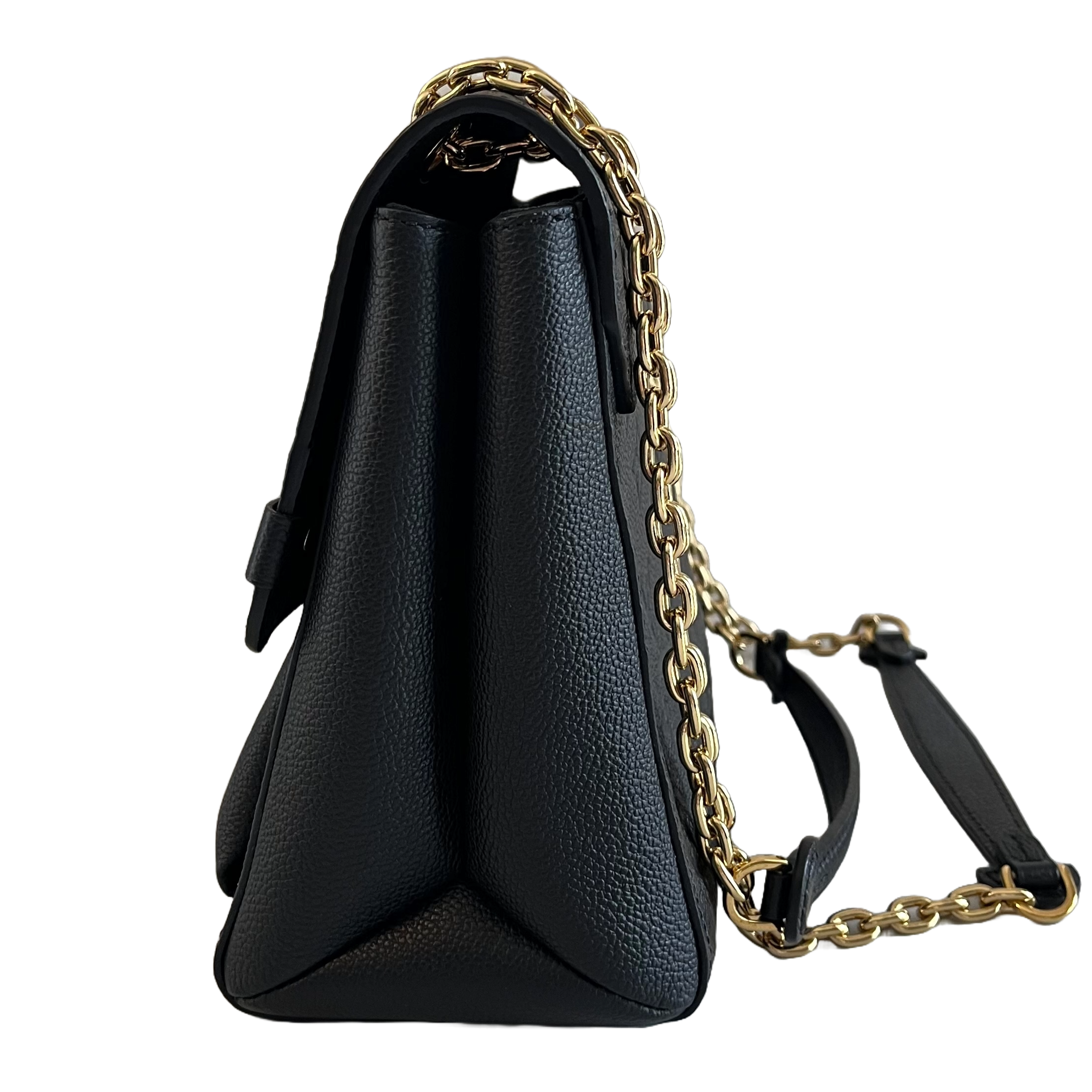 Louis Vuitton Vavin MM, Black Empreinte Leather